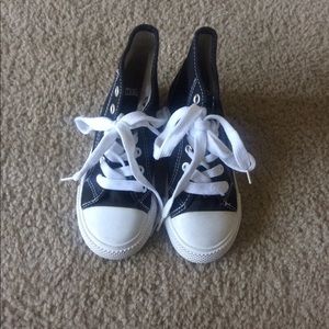 Kids Black and White Shoes
