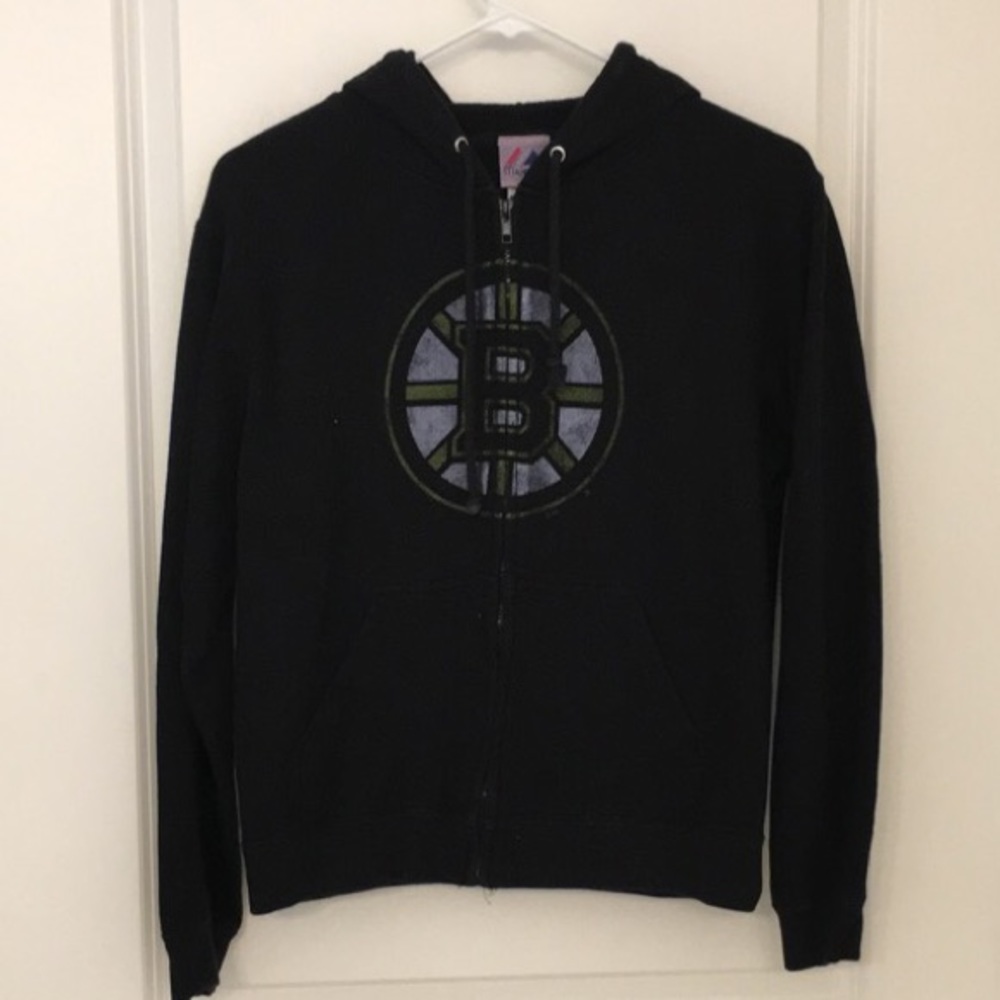 Boston Bruins Black Hooded Zippy (M)