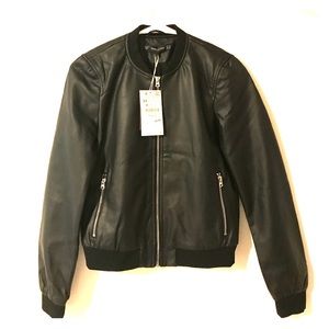 Brand new ZARA leather jacket