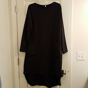 BNWOT Black Hi-Lo Dress Size 5xl (made small)