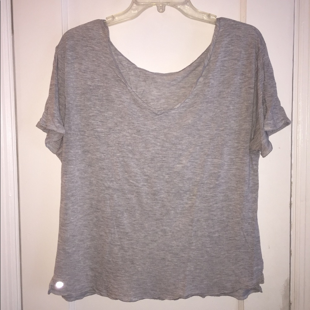 Gray Lululemon T-Shirt