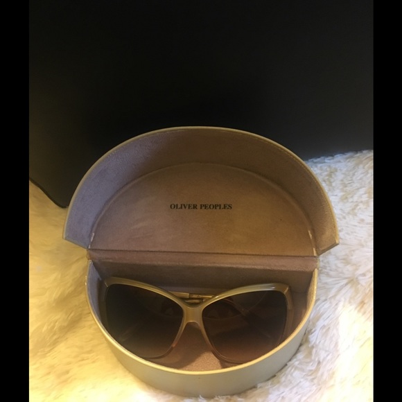 ??Oliver Peoples Gold Cat Eye Sunglasses ? main image 6
