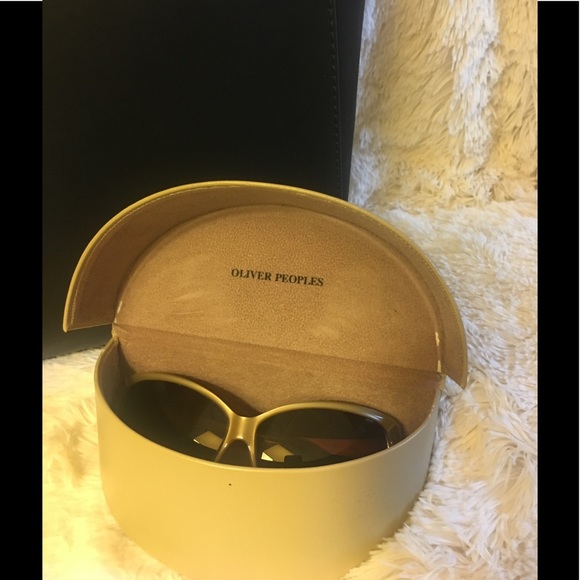 ??Oliver Peoples Gold Cat Eye Sunglasses ? main image 8