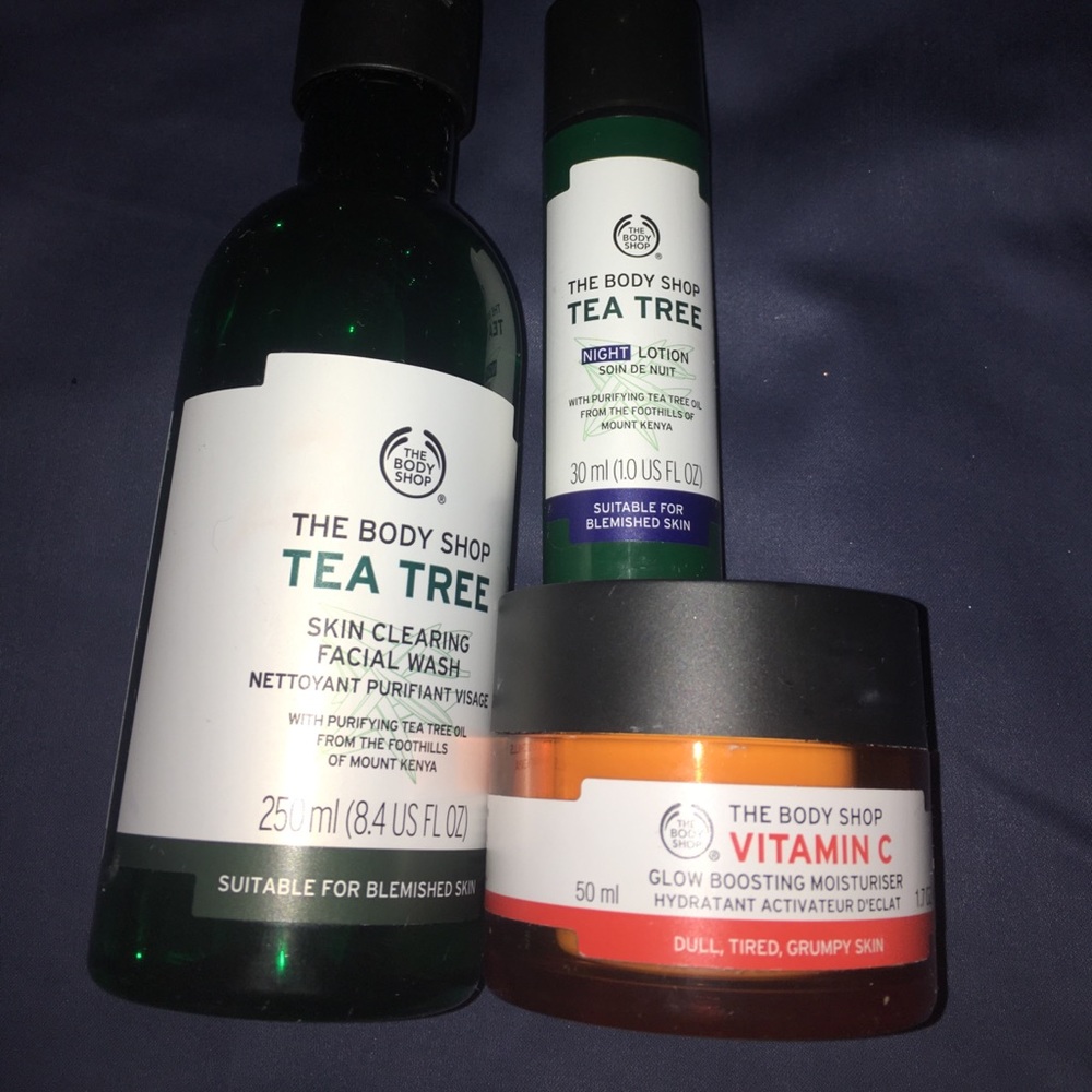 The body shop skincare products