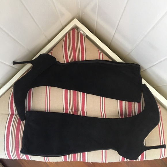 Jimmy Choo Shoes - Jimmy Choo Suede Knee High Boots