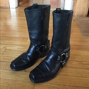 Frye harness boots