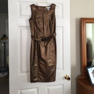 Fun and sexy faux leather dress, worn twice