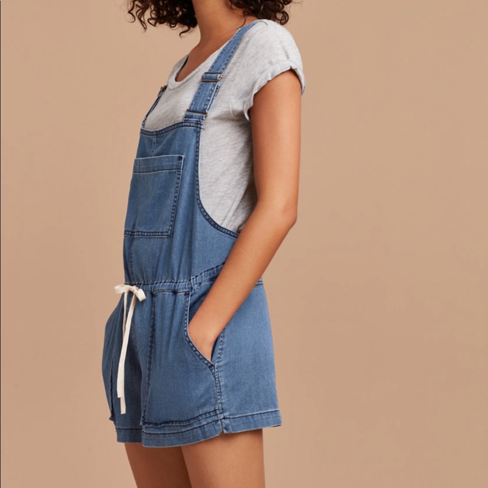 WILFRED chambray overalls - gently worn