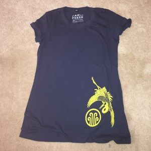 A blue cotton cozy shirt