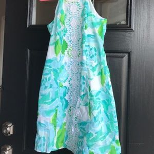 Lilly Pulitzer Pearl Lace Detail Shift Dress sz 4