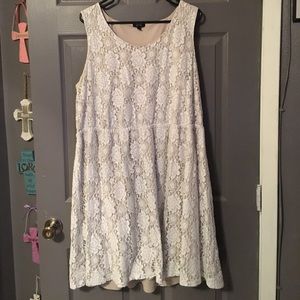 White lace dress