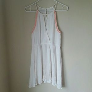 Lush off white dress