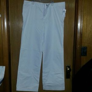 Gap white straight fit chinos khaki pants
