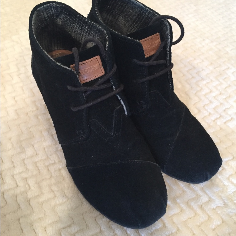 Toms wedge boots
