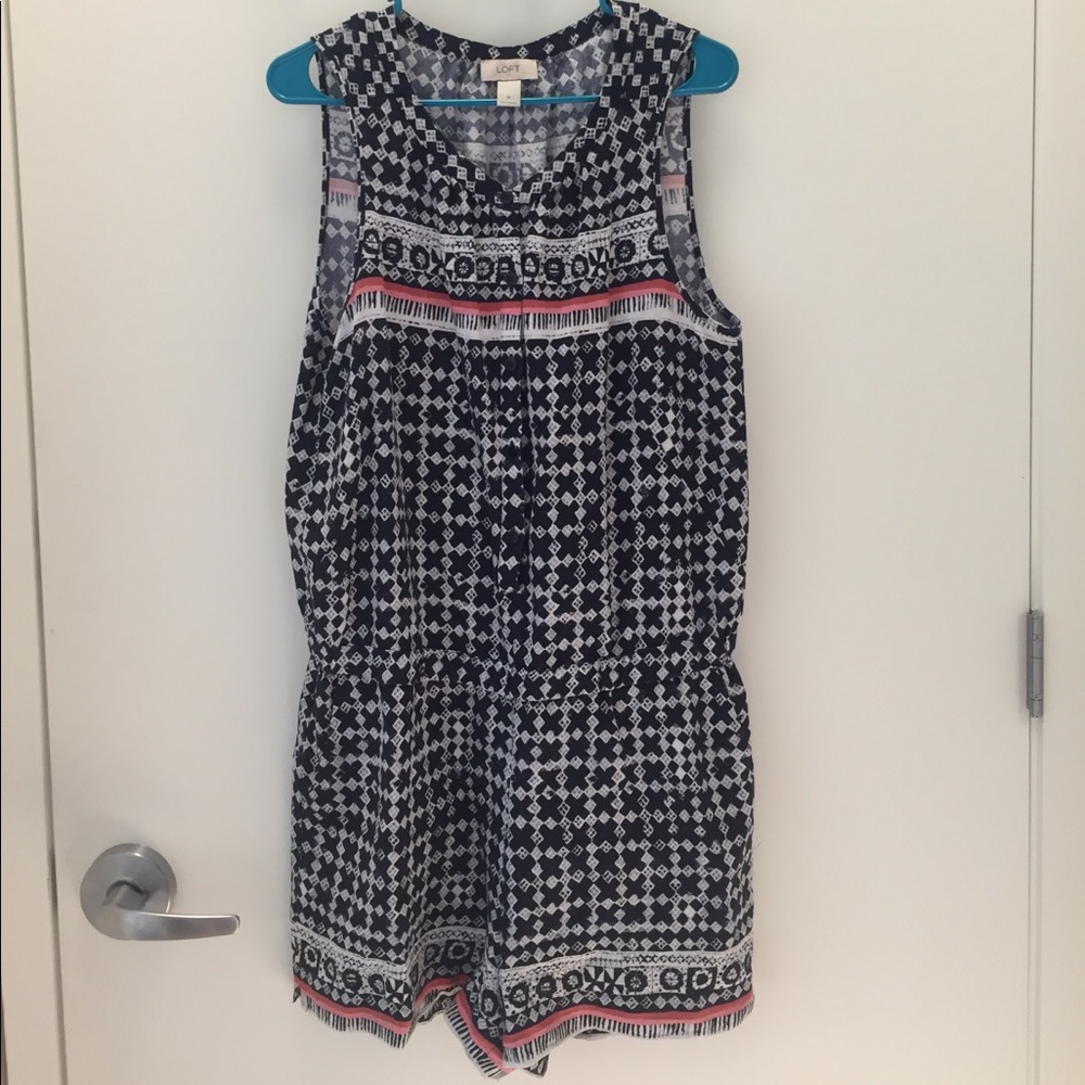 LOFT patterned romper