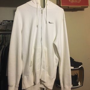 White Nike Zip Up Jacket