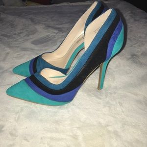 Brand new shades of blue pumps