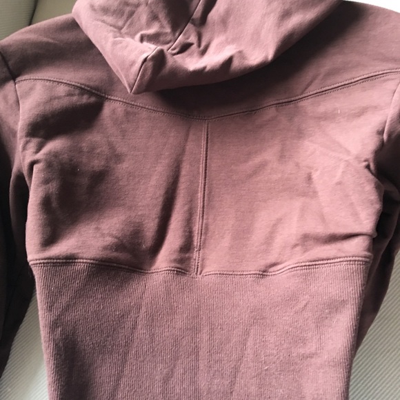 Chocolate brown - hoodie with zipper -size medium - Picture 5 of 5