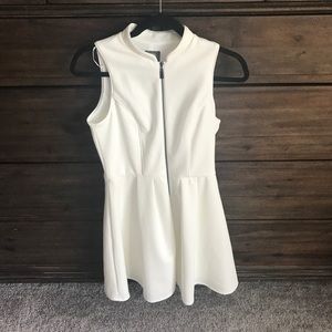 Vince Camuto creme dress double lined throughout