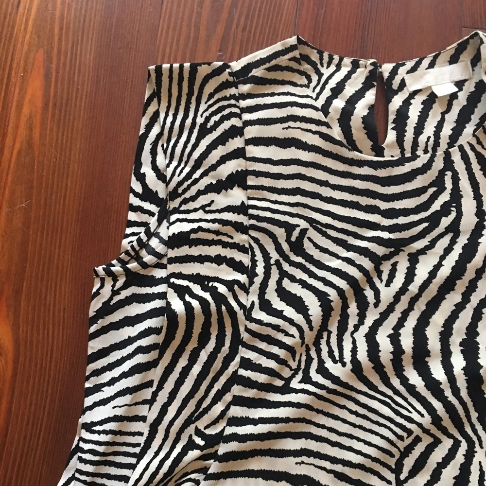 Zebra print dress