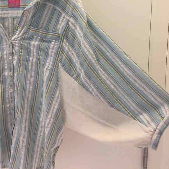 FREE PEOPLE flowy striped shirt - Picture 4 of 5