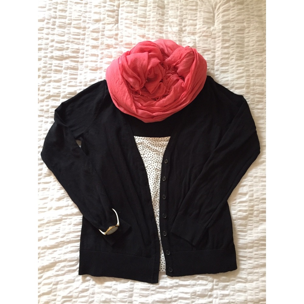 Black boyfriend cardigan