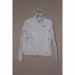 North Face White Windwall Jacket