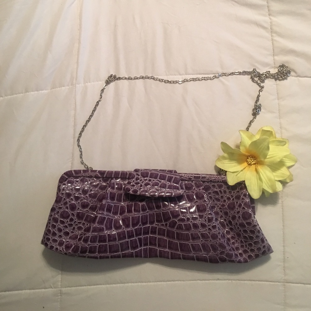 Purple Big Buddha clutch