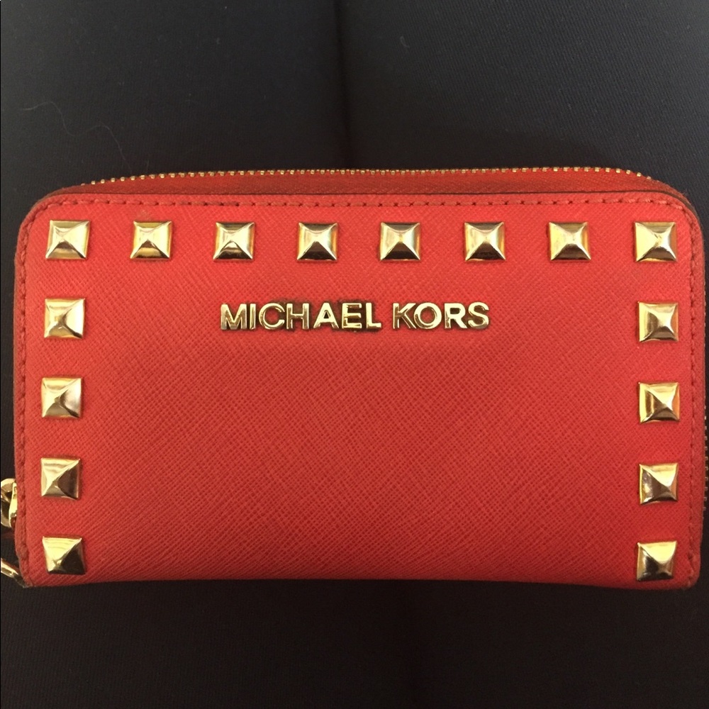 Michael Kors studded wallet