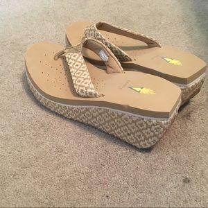 Very Volatile Wedge Flip Flops