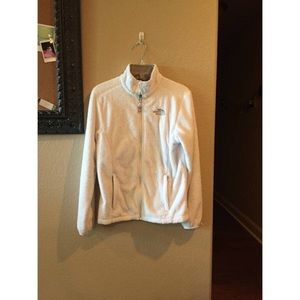 North Face Fleece White Jacket