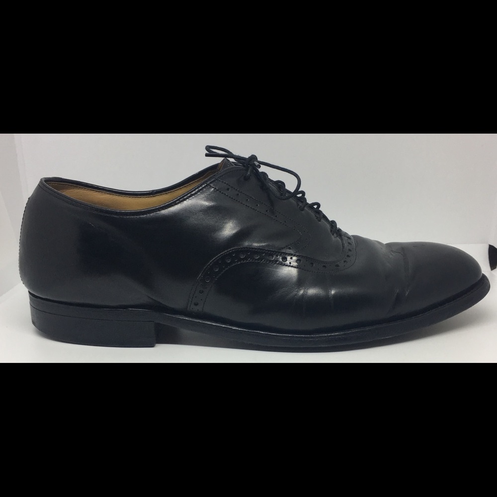 Johnston & Murphy Optima Black Oxford Mens Sz 9.5