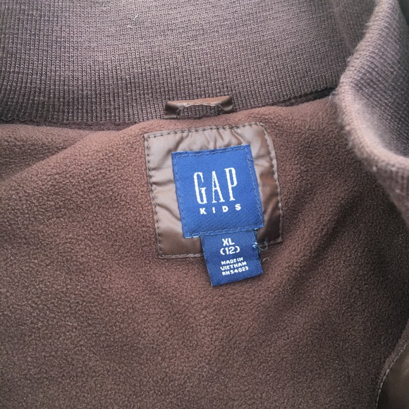 Gap Brown Puffer chocolate Vest - Picture 3 of 4