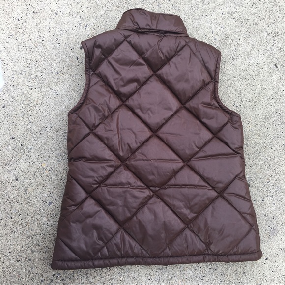 Gap Brown Puffer chocolate Vest - Picture 4 of 4