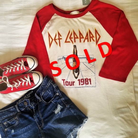 Forever 21 Tops - NWT Def Leopard - Plus Forever 21