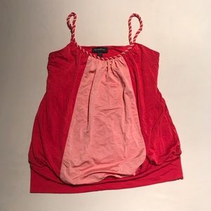 Red Bebe tank
