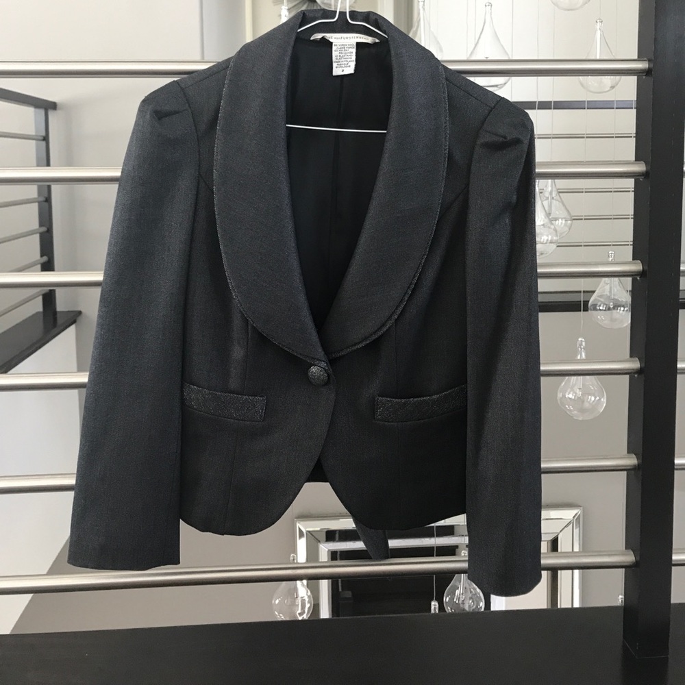 Diane von Furstenburg Metallic Blazer Tate - DVF