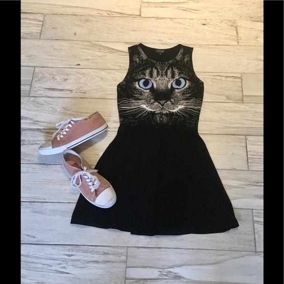 Topshop Dresses & Skirts - Topshop🌈🌸🌷Adorable Kitty Dress! Like New!