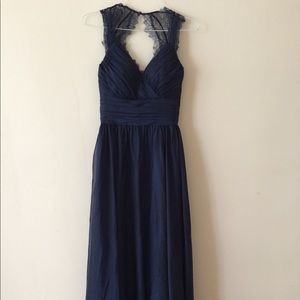 Navy blue, Navy blue Bridesmaid dress