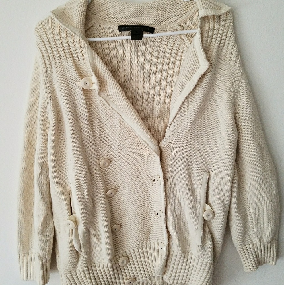 Marc by Marc Jacobs Cream Cardigan