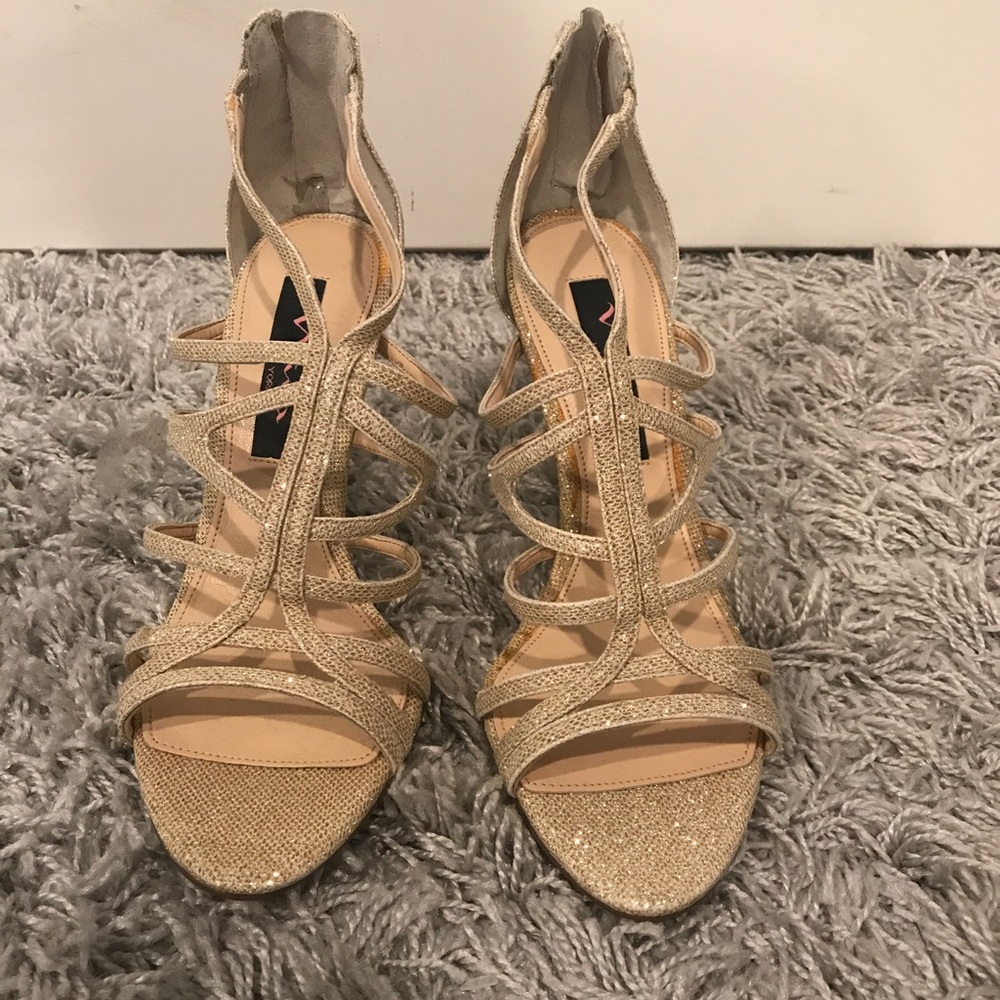 Gold heels