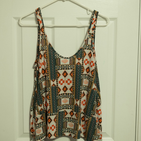 Aztec Print Tank - Picture 1 of 3