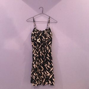 Print cocktail dress