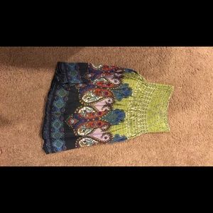 Strapless dress! Fun for summer.