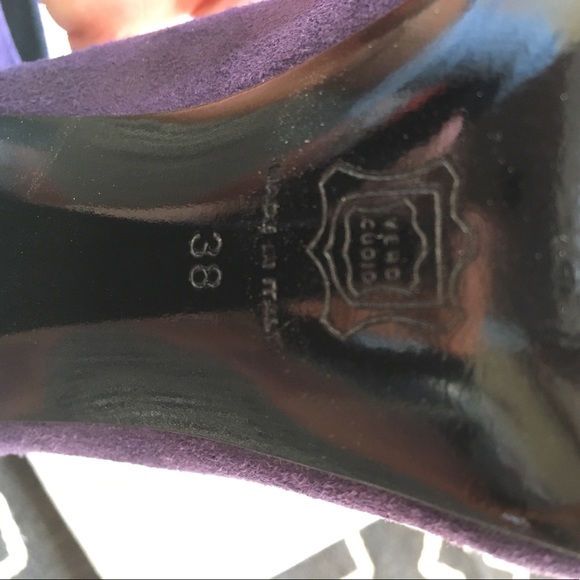 Pierre Hardy Shoes - Purple suede Pierre Hardy pumps with velvet trim Pierre Hardy Shoes - Purple suede Pierre Hardy pumps with velvet trim