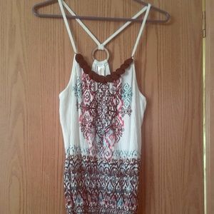 Tribal print tank