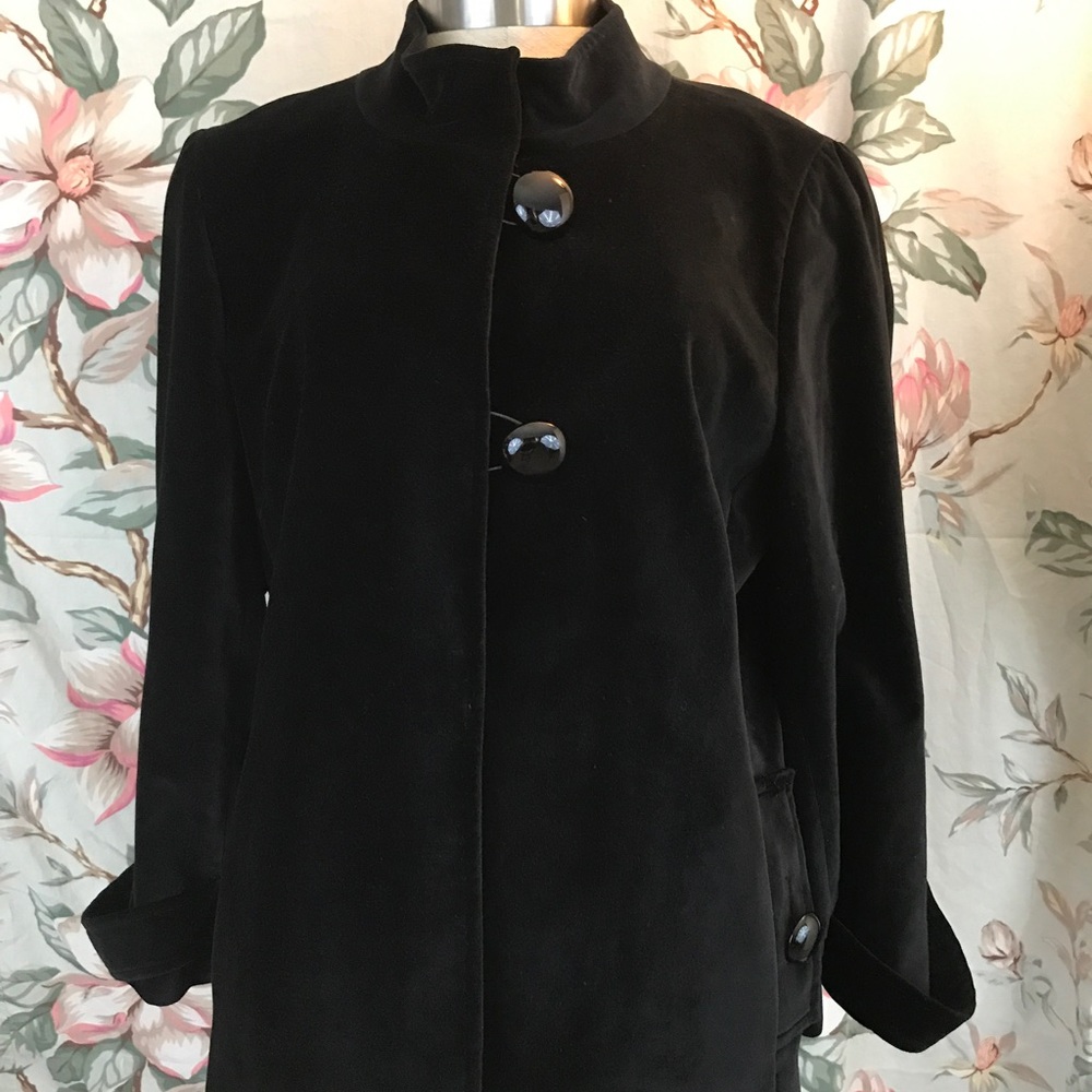 Elliott Lauren Women's Black Suede Jacket. Size 8
