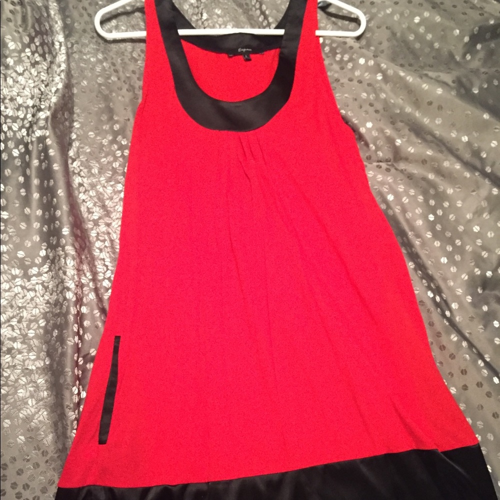 Express red and black dress-worn once