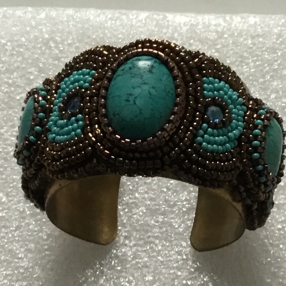 gorgeous Turquoise Cuff/bracelet - Picture 2 of 7