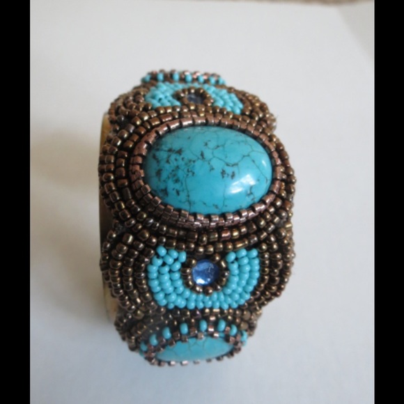 gorgeous Turquoise Cuff/bracelet - Picture 7 of 7
